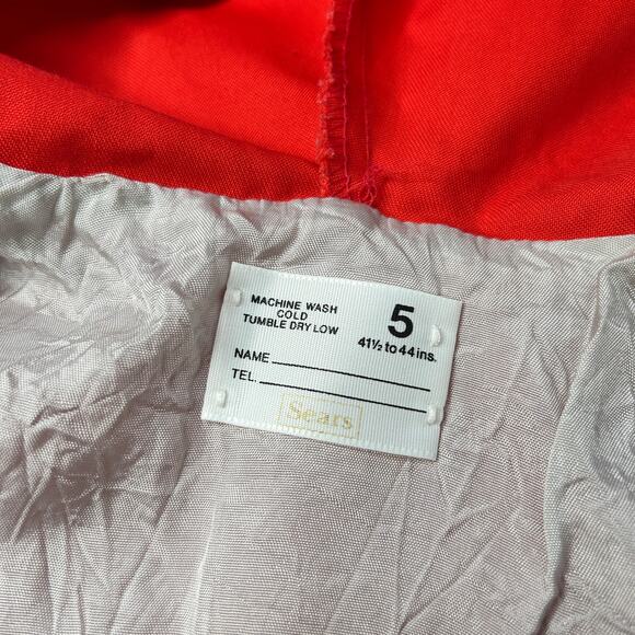 SEARS Vintage Winter Coat Child Girls Size 5 Storybook Whimsical Fairytale Retro - Picture 6 of 8